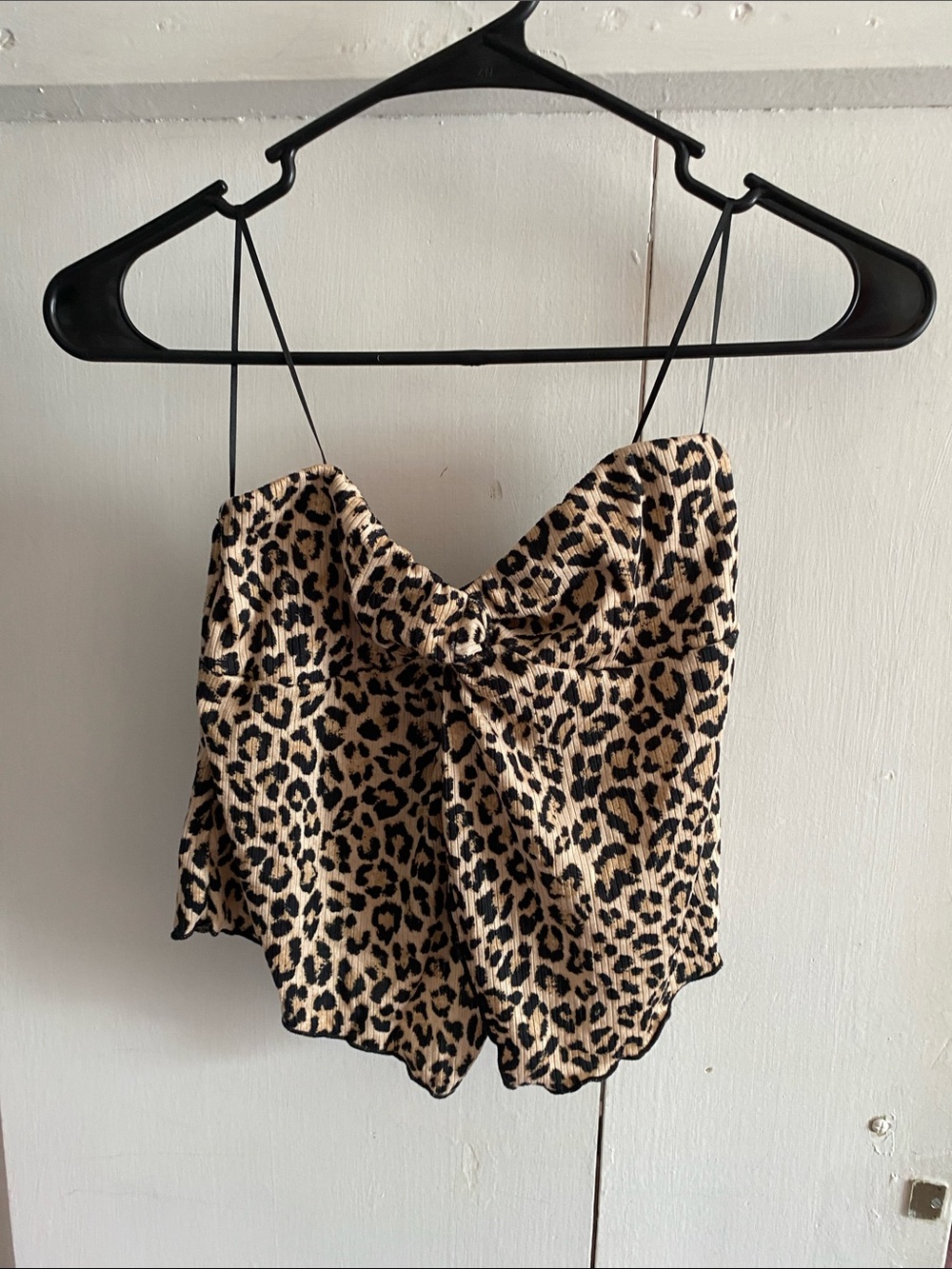 Leopard Print Crop Top